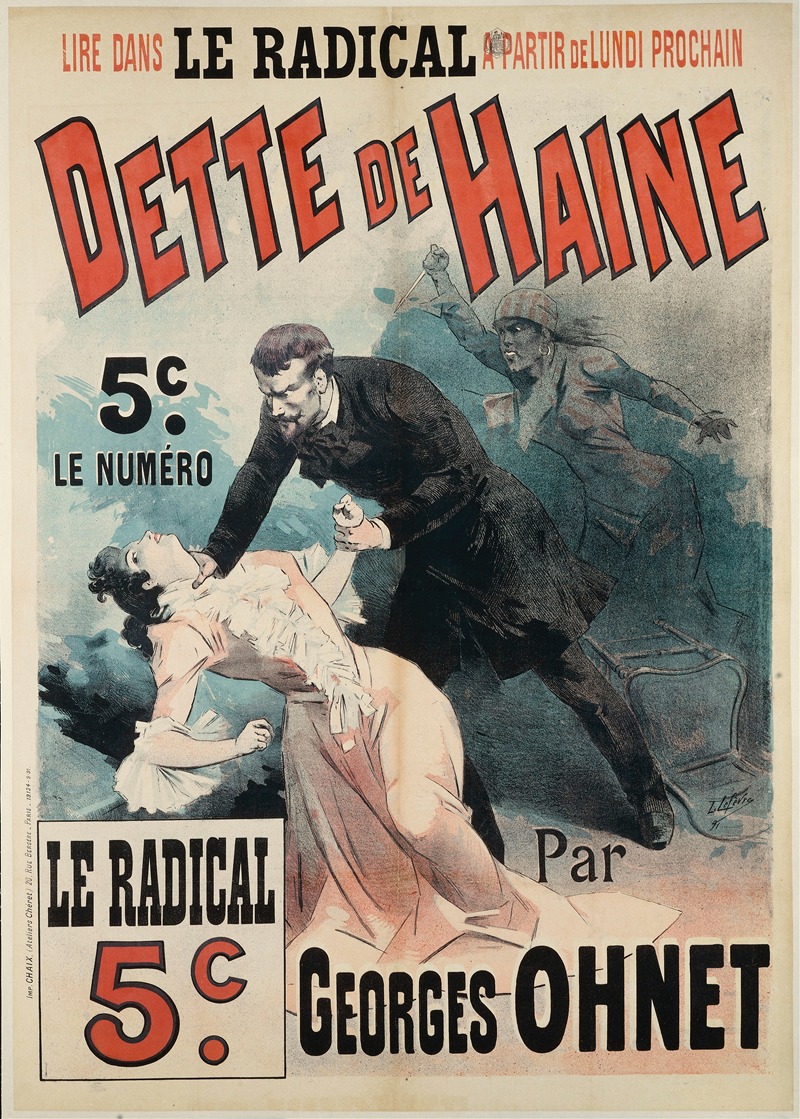Dette De Haine by Lucien Lefèvre, 1891 — digital art print download