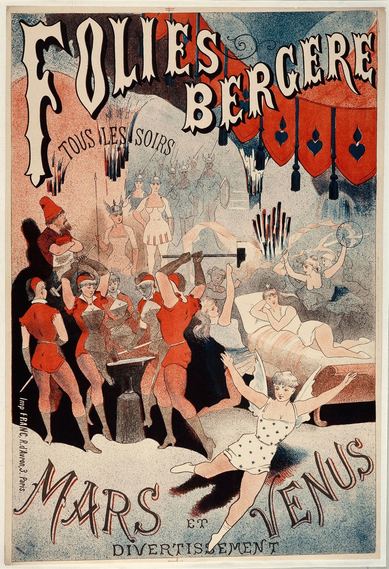 Mars Et Venus Divertissement by Аноним, 1880-1900 — digital art print download