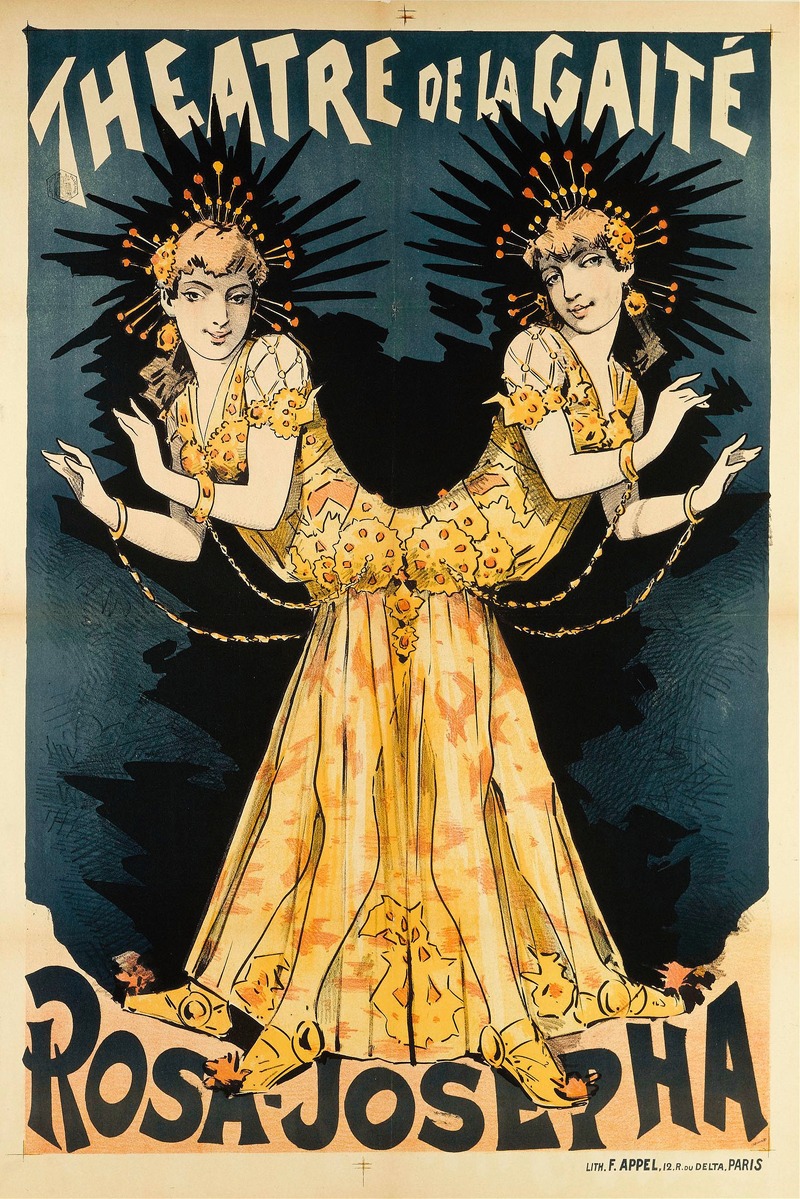 Rosa-Josepha by Аноним, 1880-1900 — digital art print download