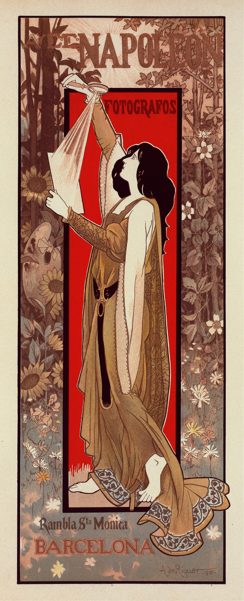 Maison A. Et E. Napoléon by Александр де Рикер, 1900 — digital art print download