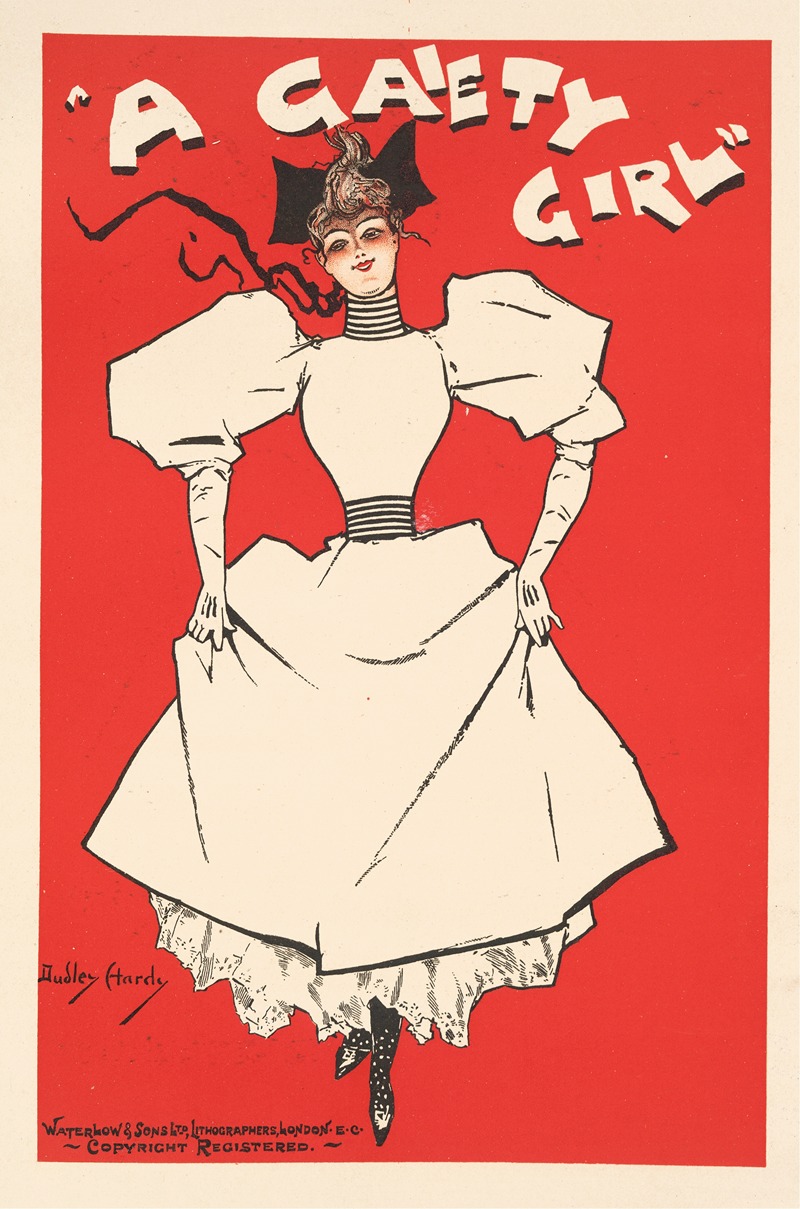 A Gaiety Girl by Дадли Харди, 1896 — digital art print download