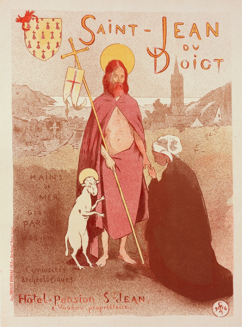 Saint-Jean-Du-Doigt by Этьен Моро-Нелатон, 1899 — digital art print download