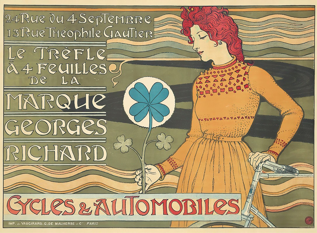 Marque Georges Richard, Cycles & Automobiles — Eugène Grasset