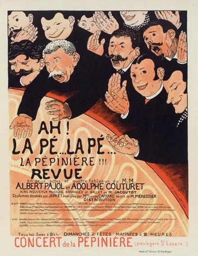 Ah! La Pé.. La Pé.. La Pépinière by Феликс Валлотон, 1896 - 1900 — digital art print download
