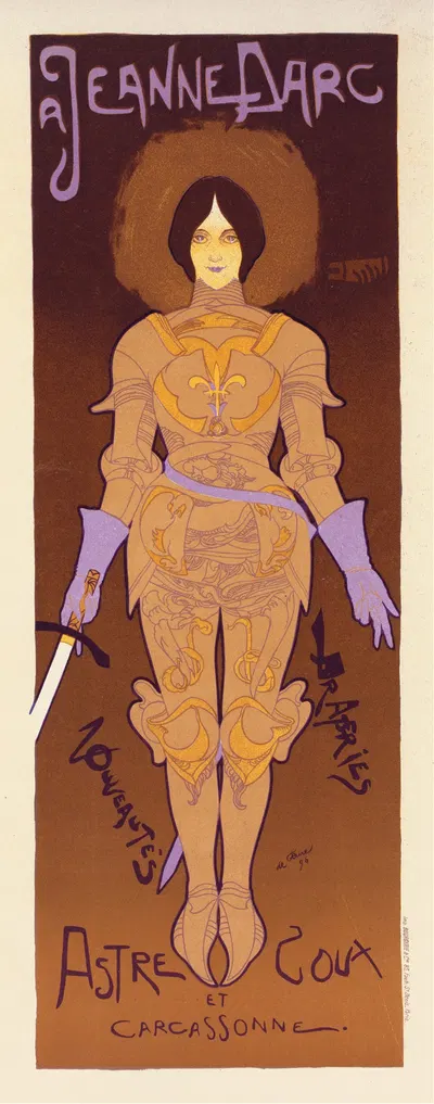 A Jeanne D'arc by Жорж де Фёр, 1898 — digital art print download