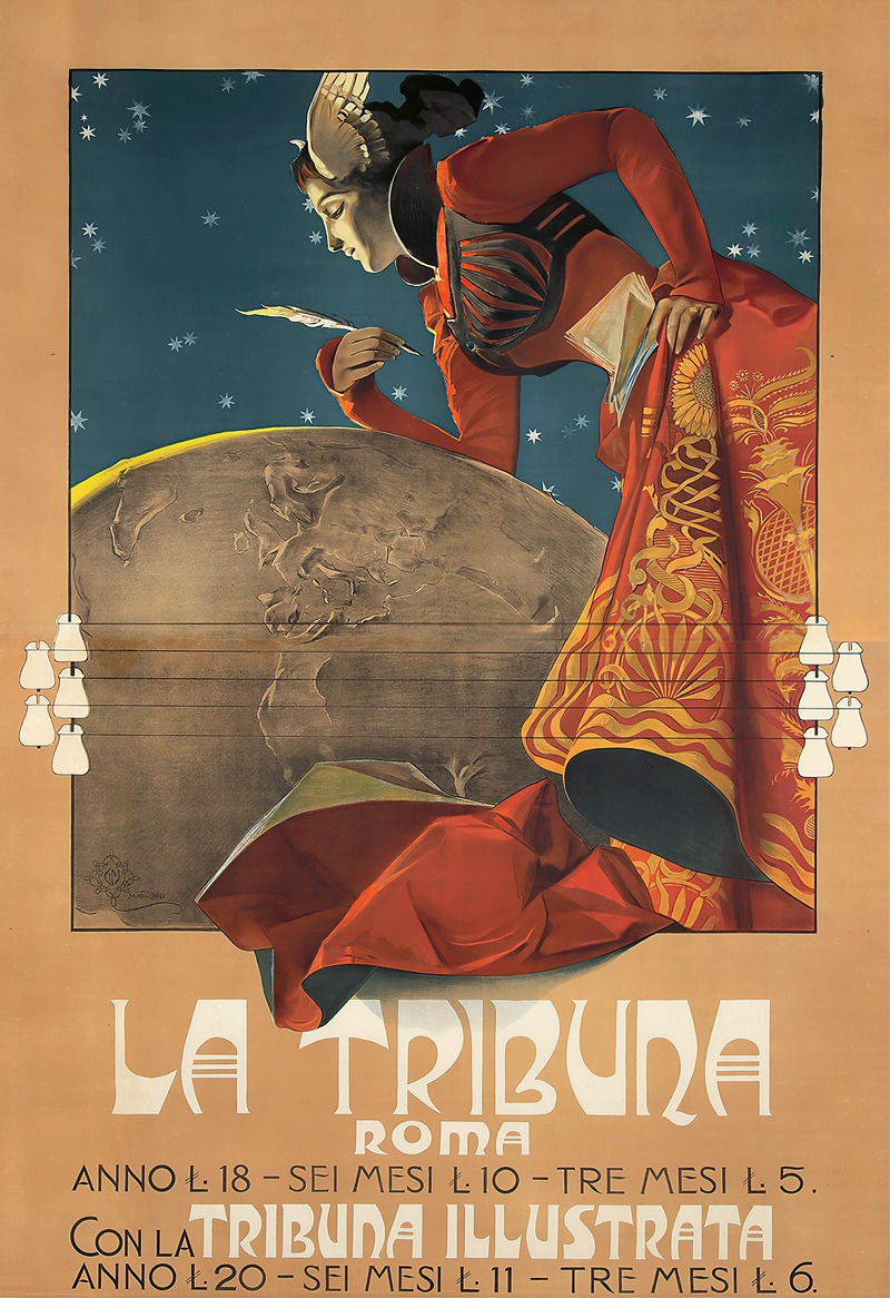 La Tribuna by Giovanni Mataloni, 1897 — digital art print download