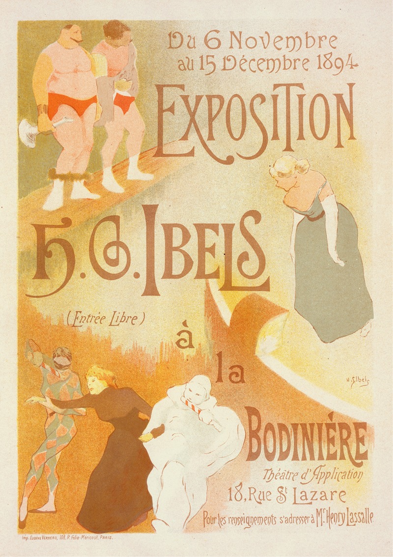 Exposition De H. G. Ibels by Henri-Gabriel Ibels, 1898 — digital art print download