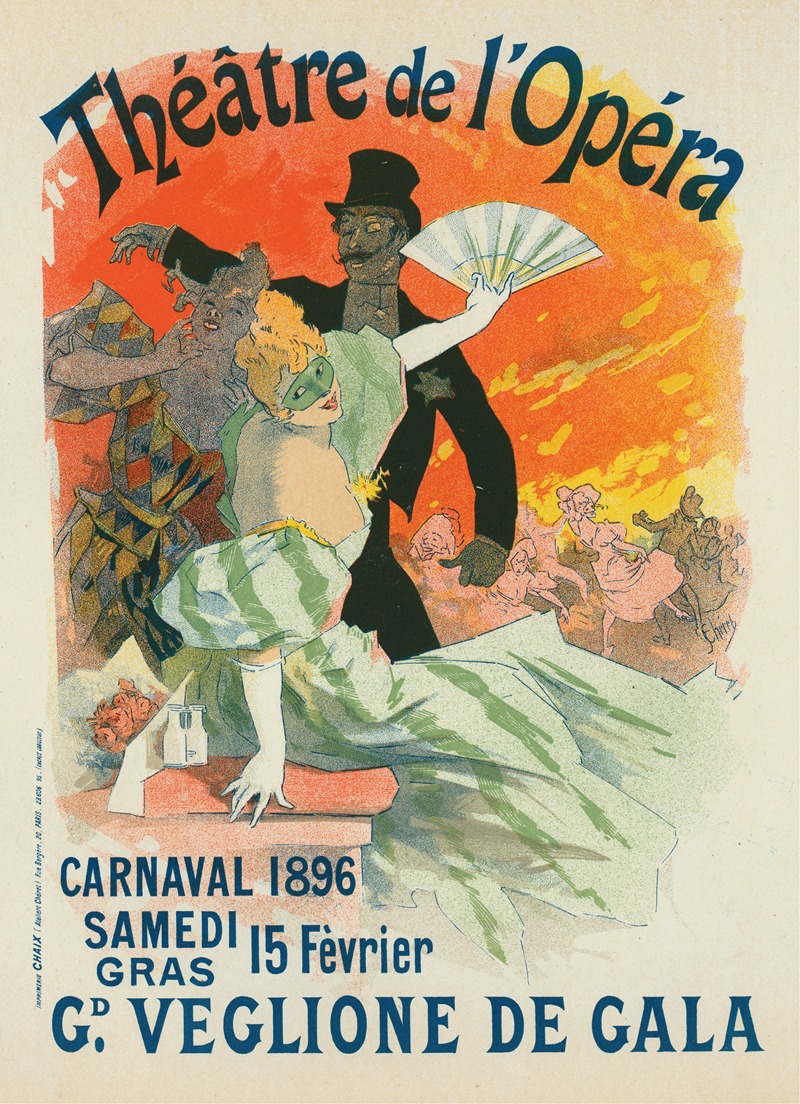 Carnaval 1896. Grand Veglione De Gala — Jules Chéret