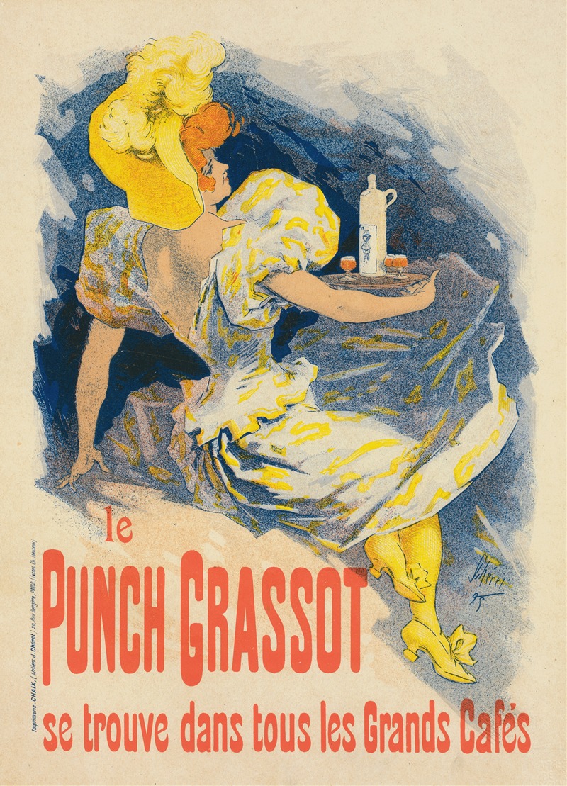 Punch Grassot by Жюль Шере, 1896 — digital art print download