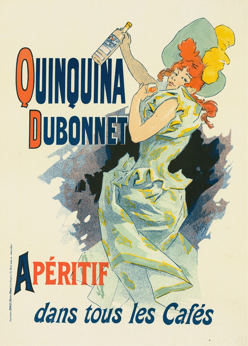 Quinquina Dubonnet by Жюль Шере, 1896 — digital art print download