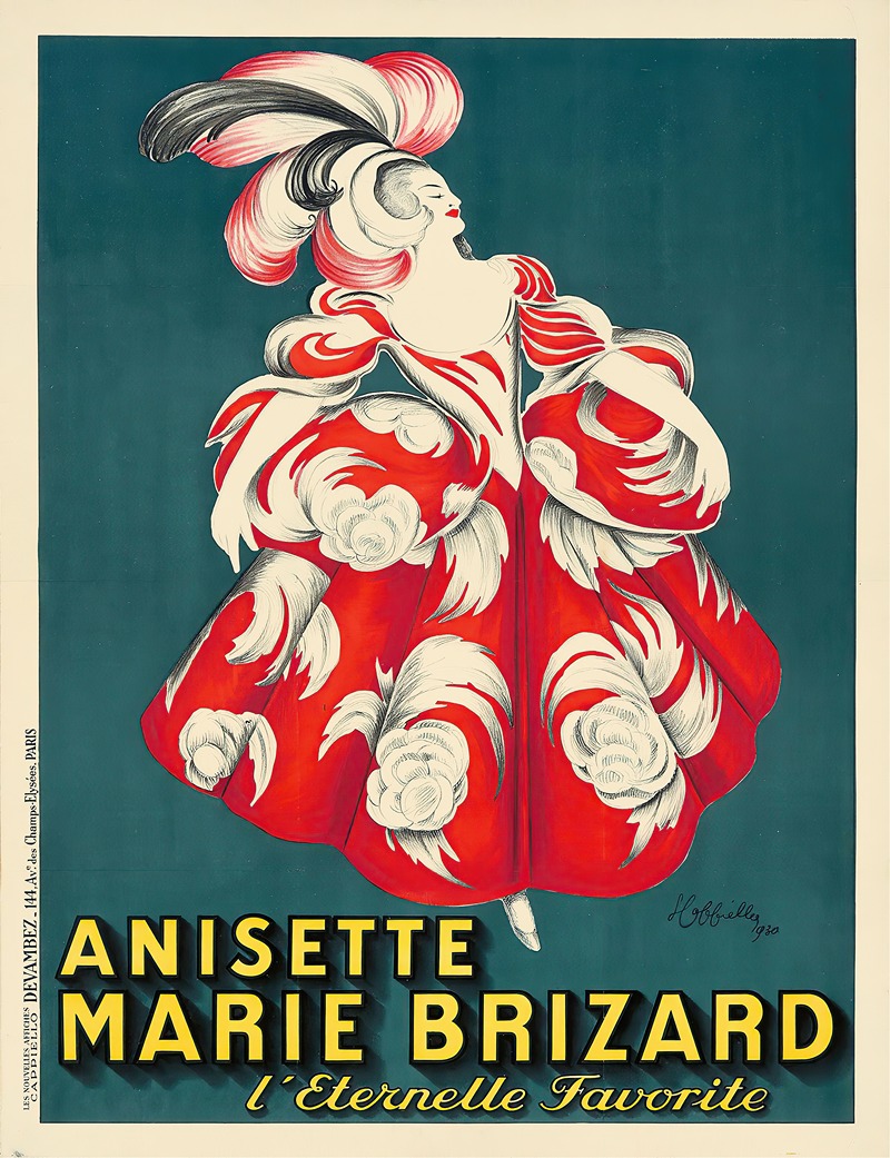 Anisette Marie Brizard by Леонетто Каппьелло, 1928 — digital art print download