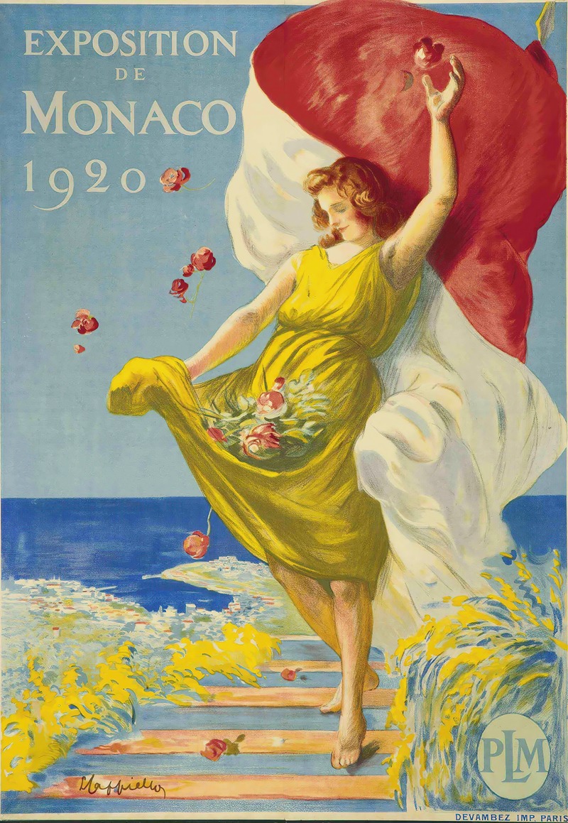 Exposition De Monaco by Леонетто Каппьелло, 1920 — digital art print download