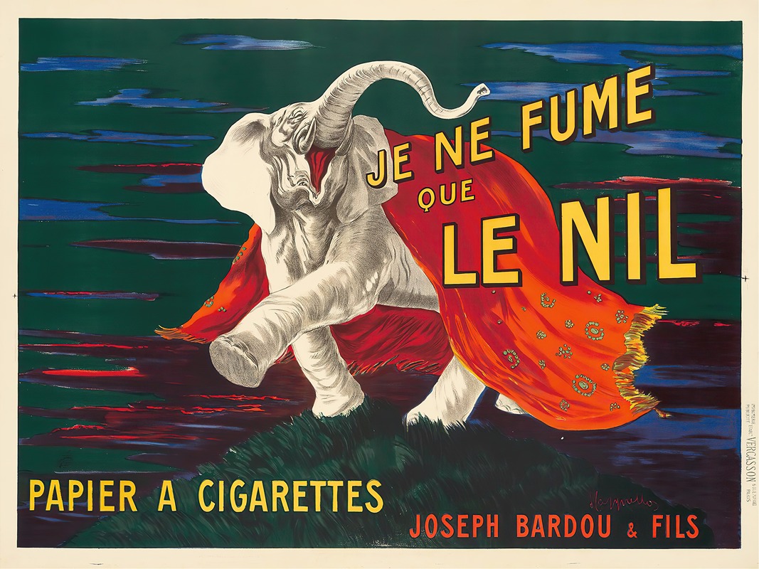 Je Ne Fume Que Le Nil by Леонетто Каппьелло, 1912 — digital art print download