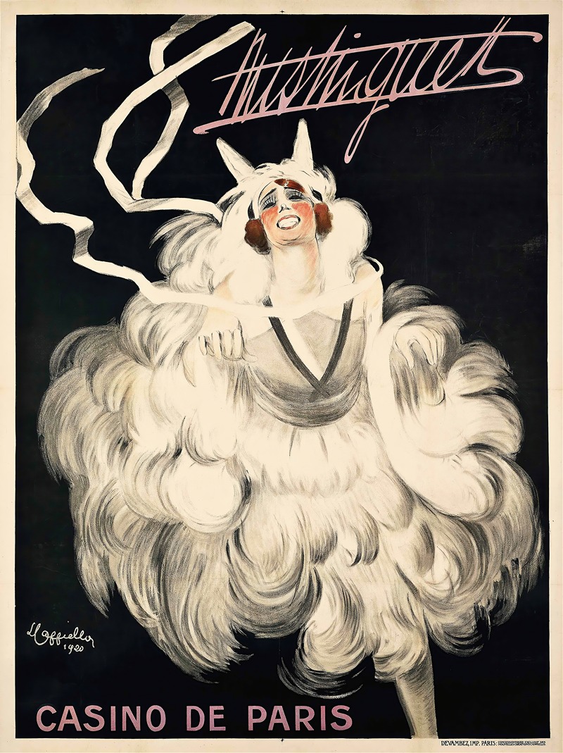 Mistinguett, Casino De Paris by Леонетто Каппьелло, 1920 — digital art print download