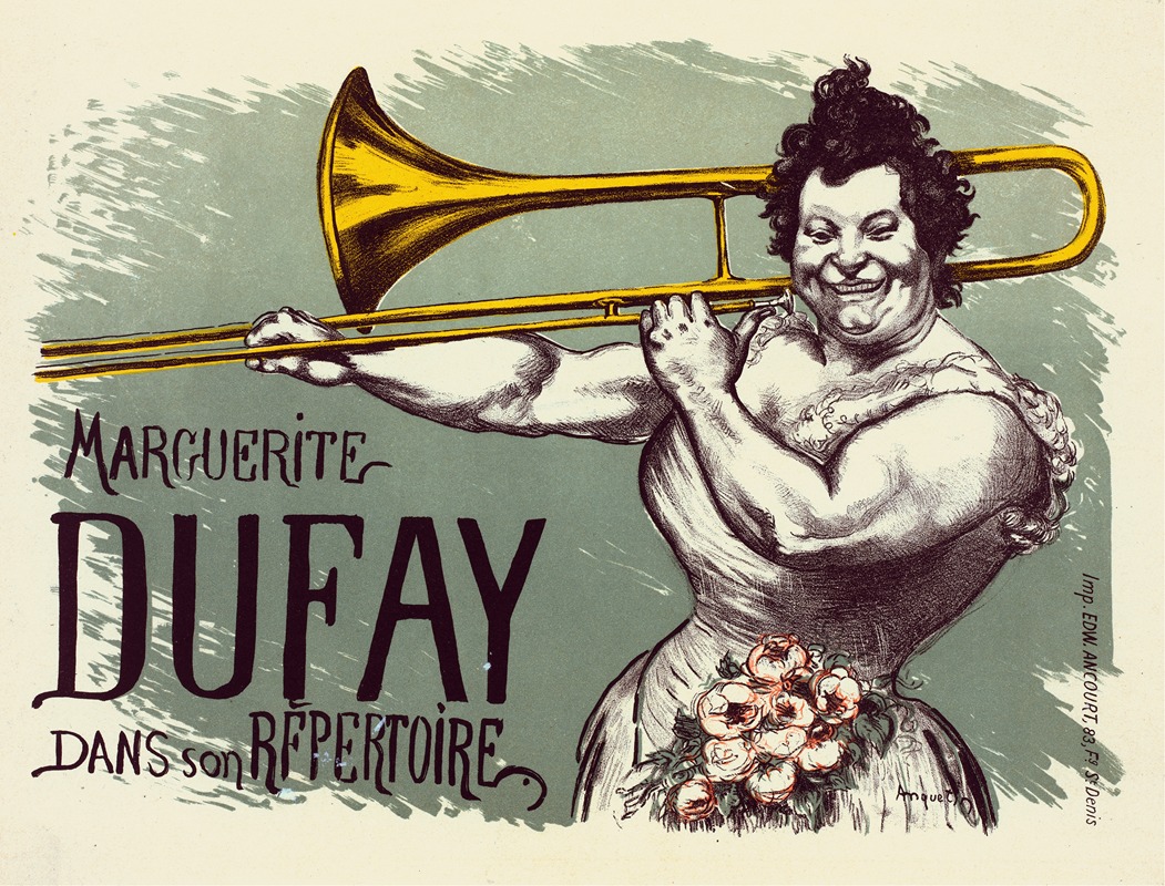 Marguerite Dufay by Louis Anquetin, 1899 — digital art print download