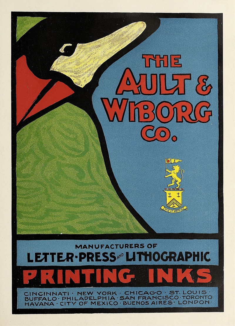 Ault and Wiborg, Ad. 026 by Аноним, 1890-1913 — digital art print download