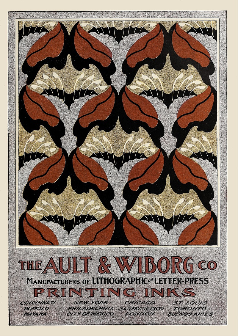 Ault and Wiborg, Ad. 030 by Аноним, 1890-1913 — digital art print download