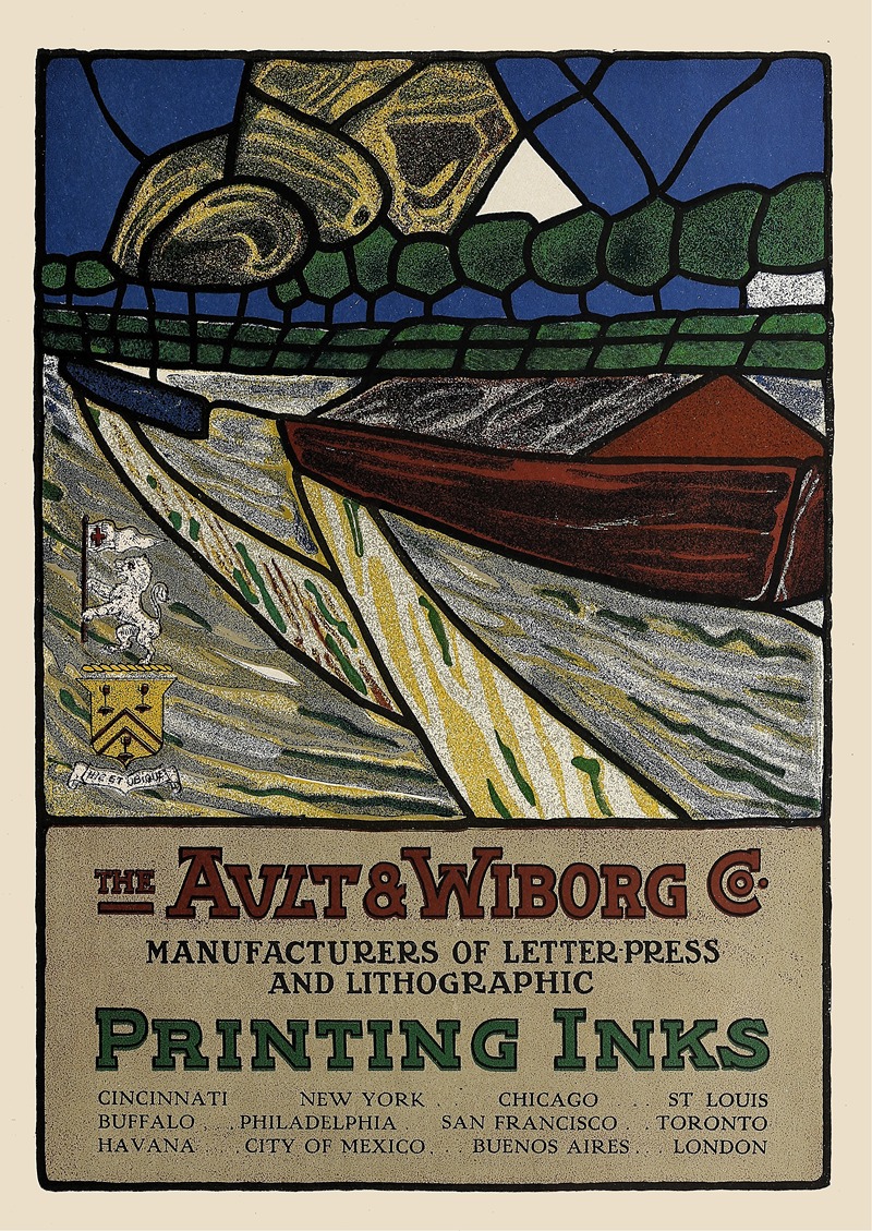 Ault and Wiborg, Ad. 034 by Аноним, 1890-1913 — digital art print download