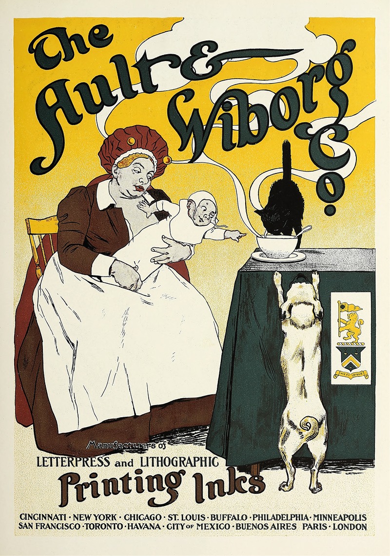 Ault and Wiborg, Ad. 037 by Аноним, 1890-1913 — digital art print download