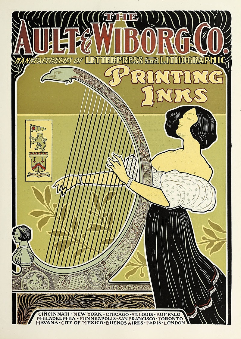 Ault and Wiborg, Ad. 038 by Аноним, 1890-1913 — digital art print download