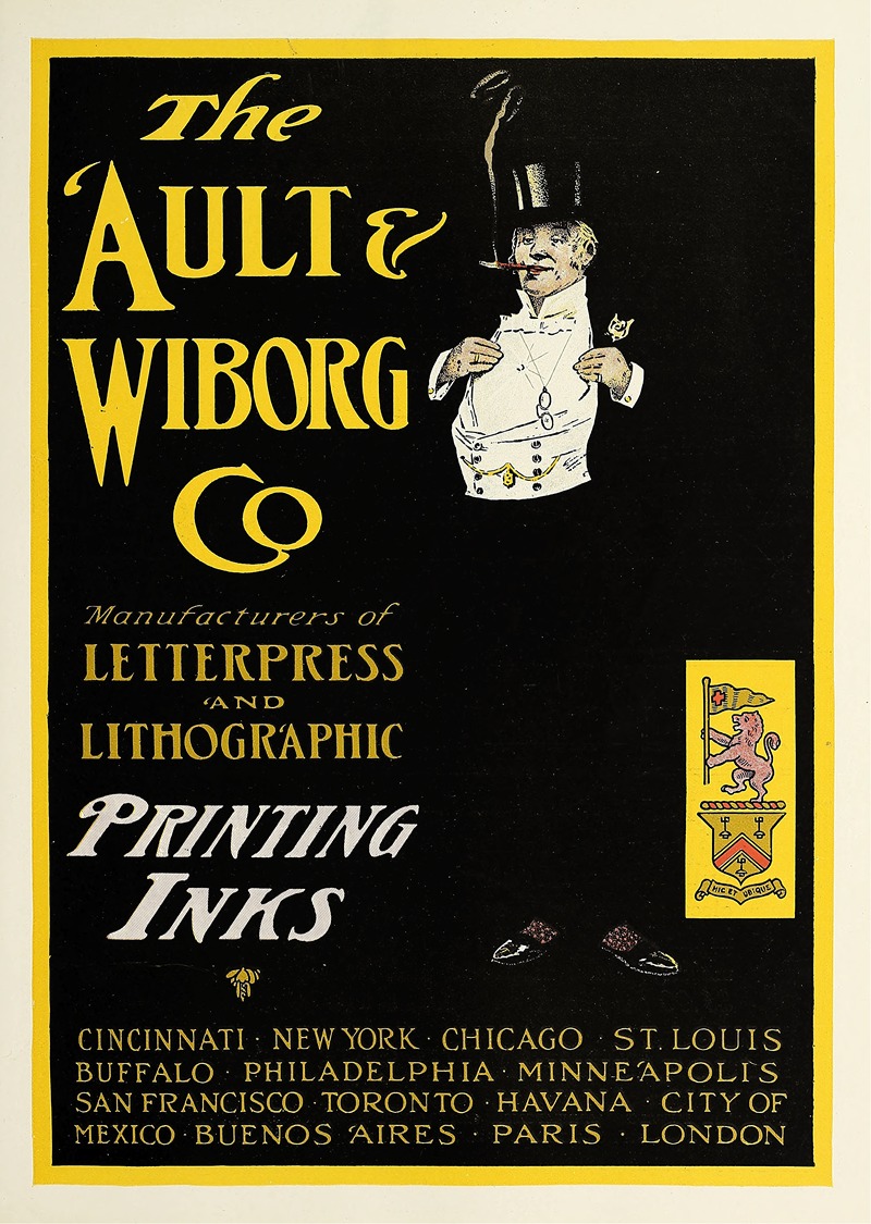 Ault and Wiborg, Ad. 039 by Аноним, 1890-1913 — digital art print download