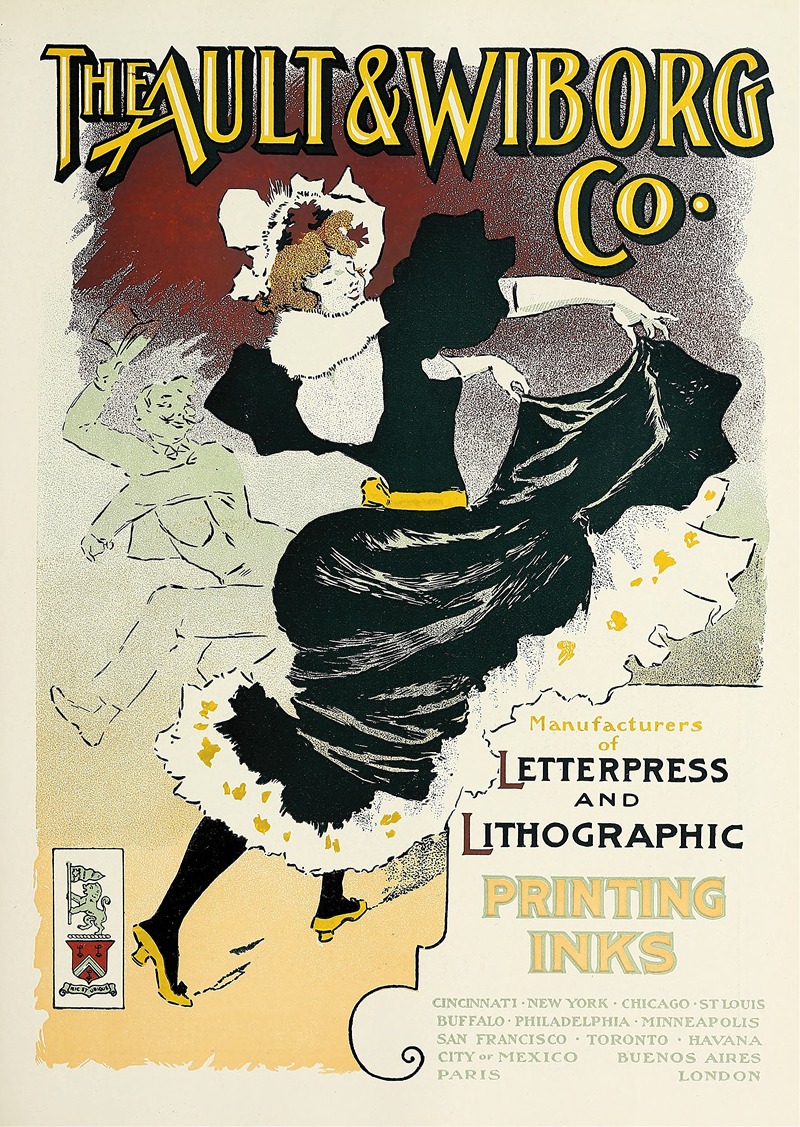 Ault and Wiborg, Ad. 040 by Аноним, 1890-1913 — digital art print download