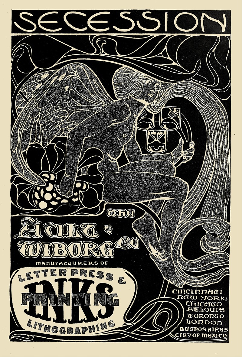 Ault and Wiborg, Ad. 043 by Аноним, 1890-1913 — digital art print download