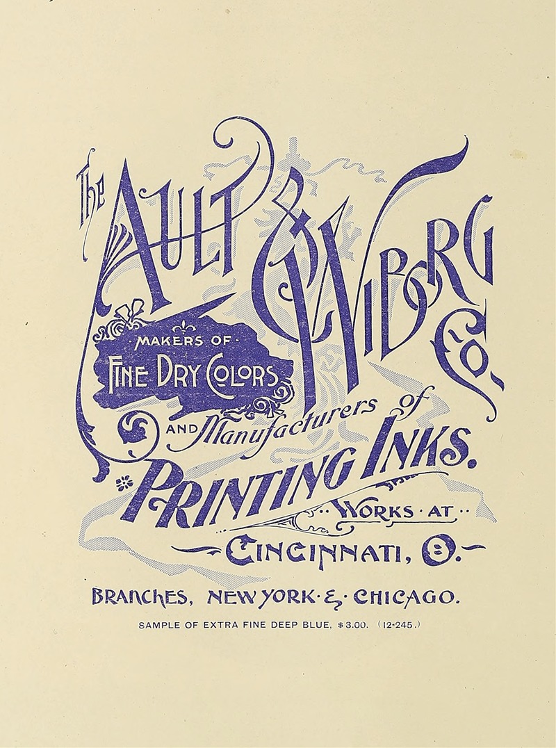 Ault and Wiborg, Ad. 045 by Аноним, 1890-1913 — digital art print download
