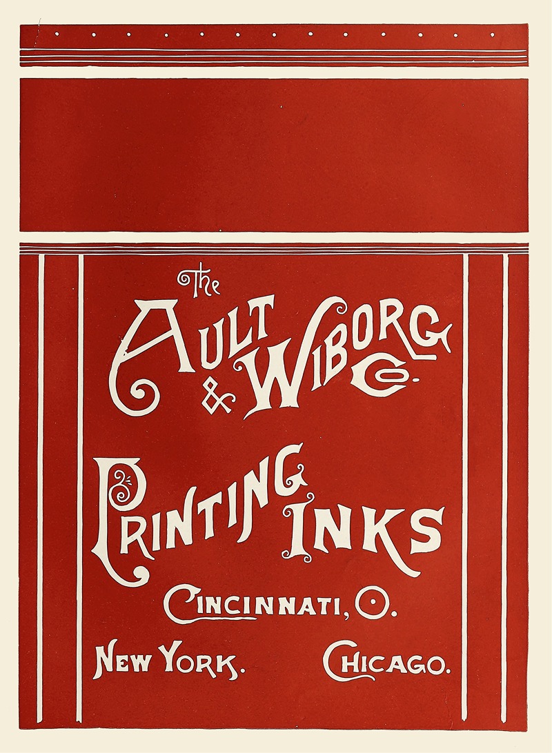 Ault and Wiborg, Ad. 050 by Аноним, 1890-1913 — digital art print download