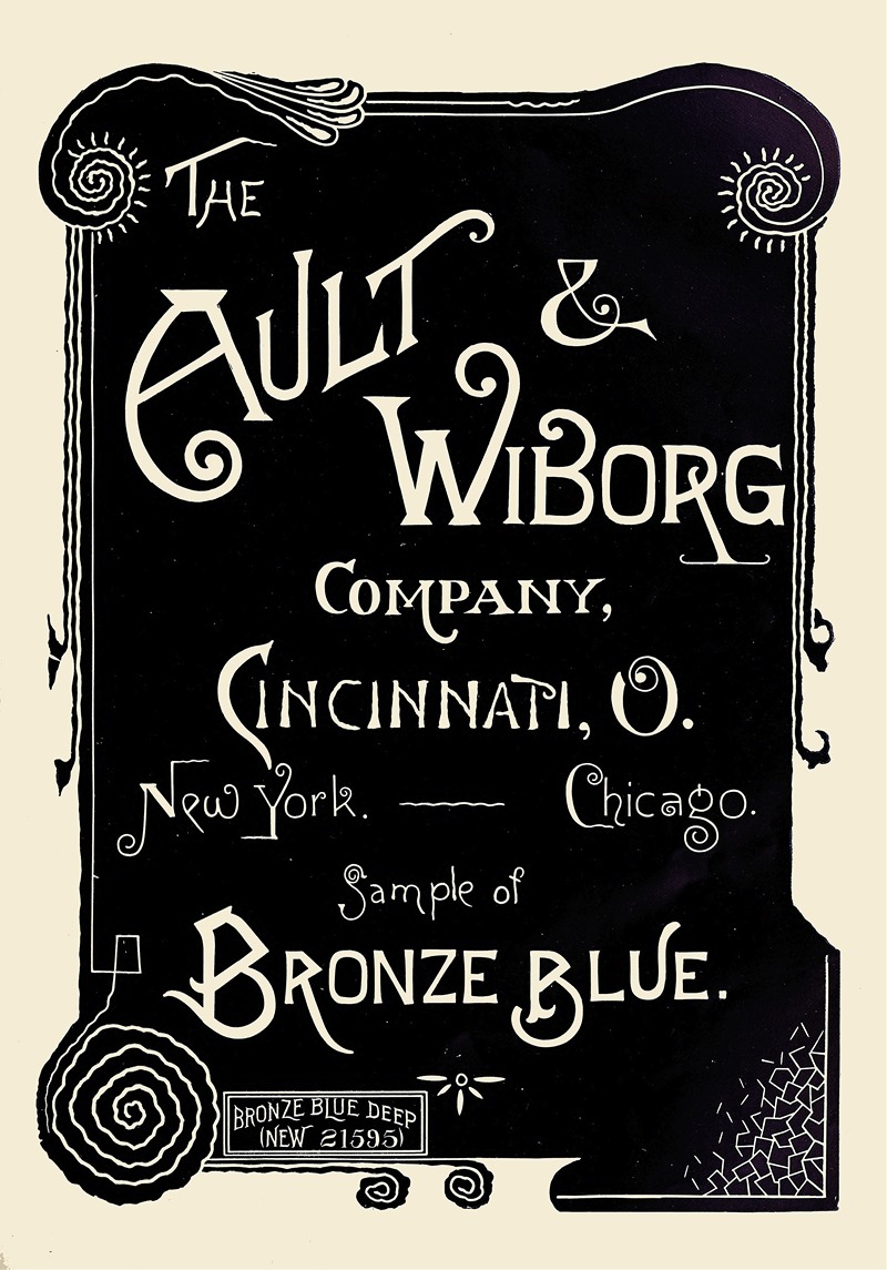 Ault and Wiborg, Ad. 053 by Аноним, 1890-1913 — digital art print download