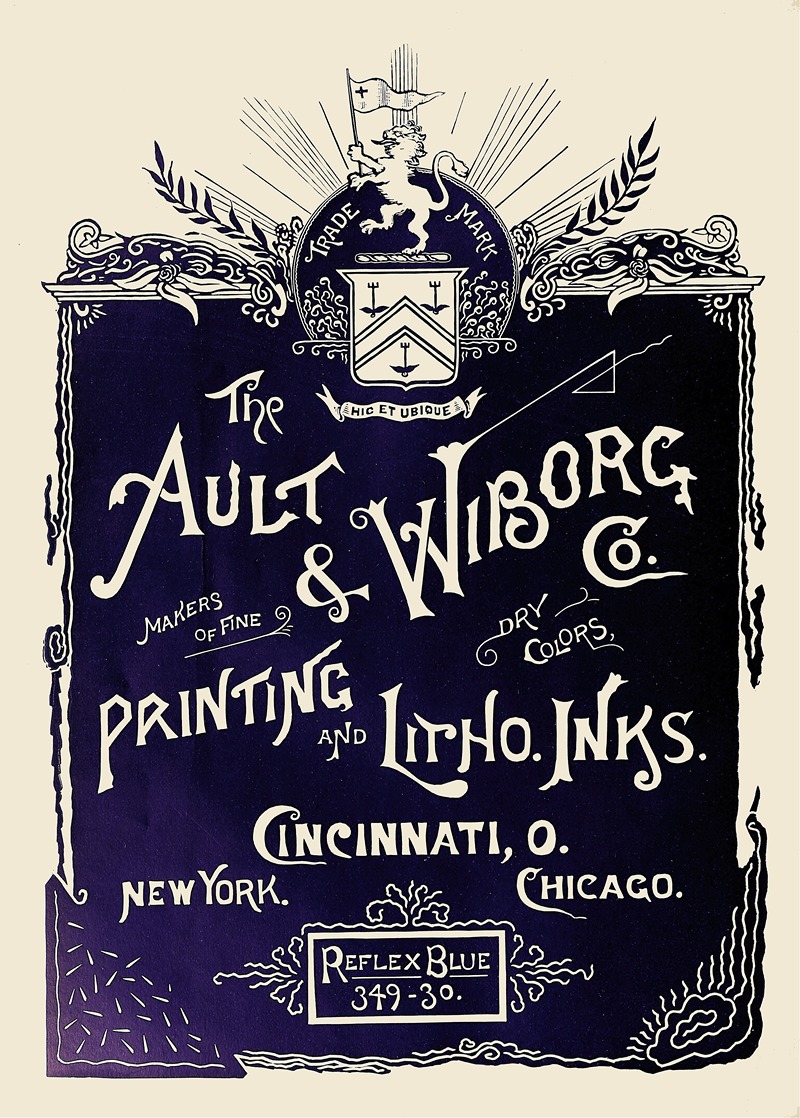 Ault and Wiborg, Ad. 054 by Anonymous, 1890-1913 — digital art print download