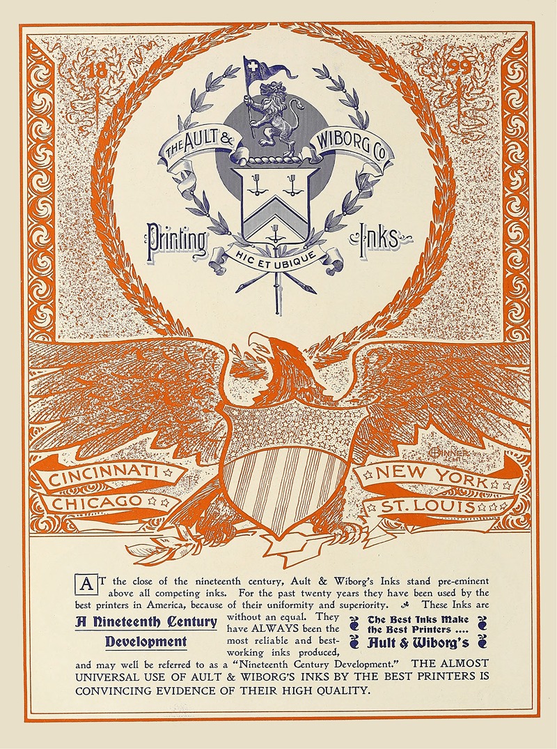 Ault and Wiborg, Ad. 062 by Аноним, 1890-1913 — digital art print download
