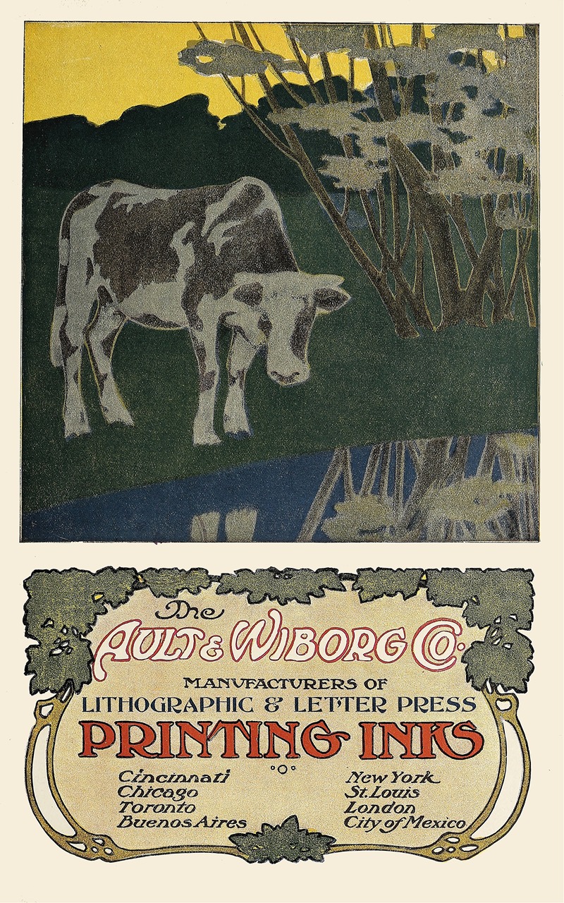 Ault and Wiborg, Ad. 064 by Аноним, 1890-1913 — digital art print download