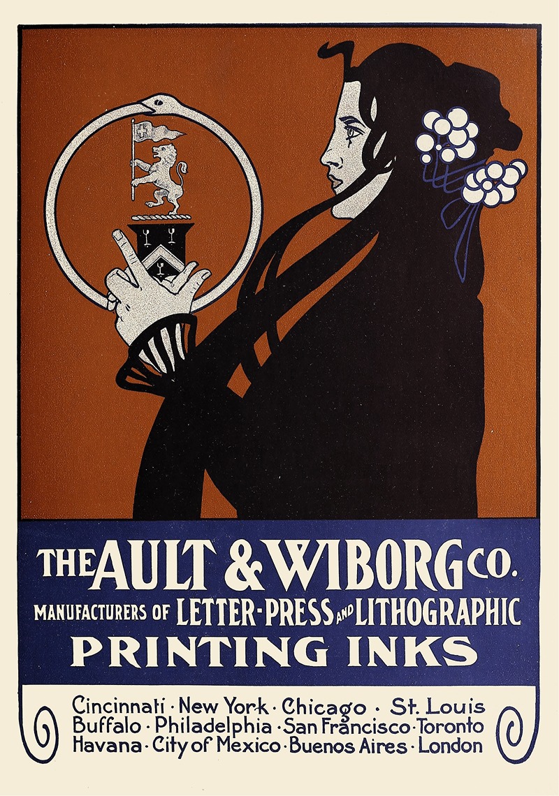 Ault and Wiborg, Ad. 073 by Аноним, 1890-1913 — digital art print download