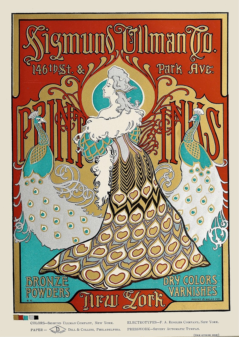 Sigmund Ullman Co, Bronze Powders by Аноним — digital art print download