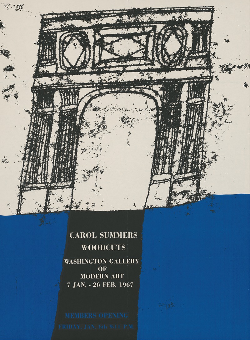 Carol Summers woodcuts by Кэрол Саммерс, 1967 — digital art print download