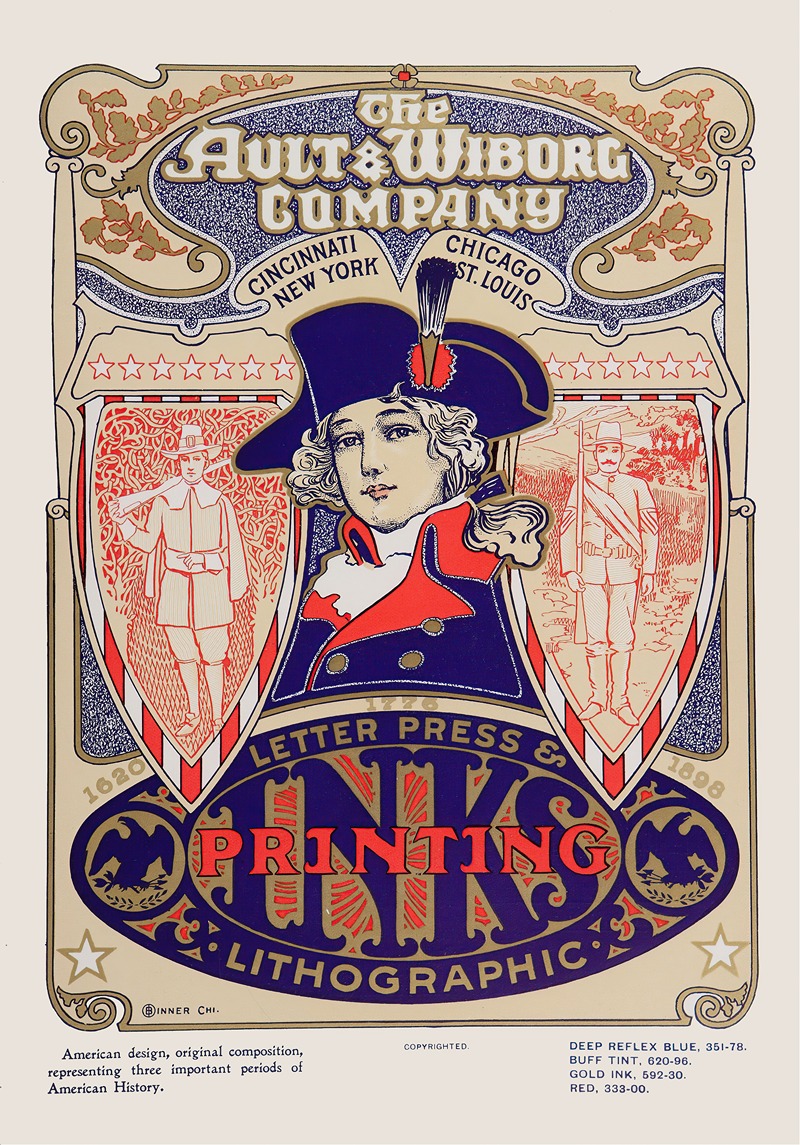 Ault and Wiborg, Ad. 124 by Frank Swick, 1890-1913 — digital art print download