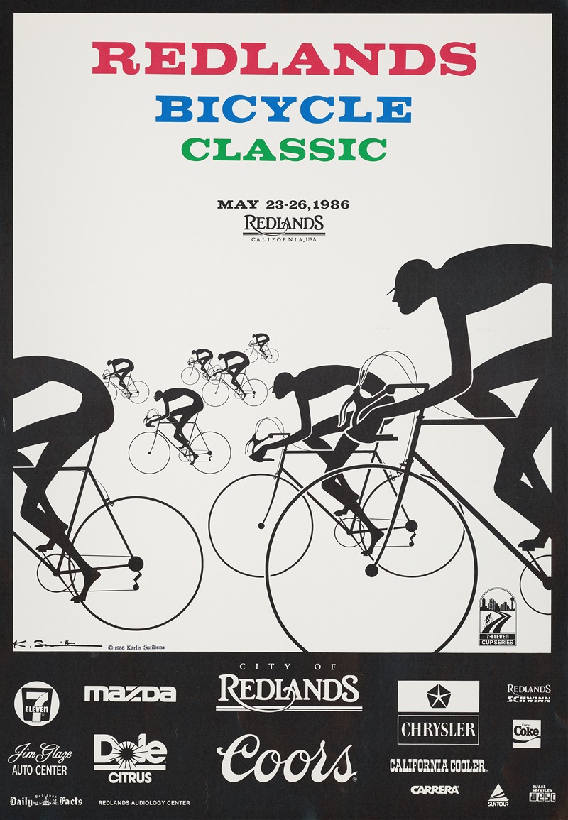 Redlands bicycle classic by Karlis Smiltens — digital art print download