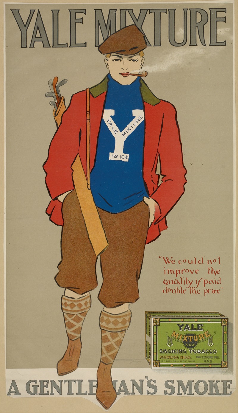 Yale mixture by Аноним, 1895 - 1917 — digital art print download