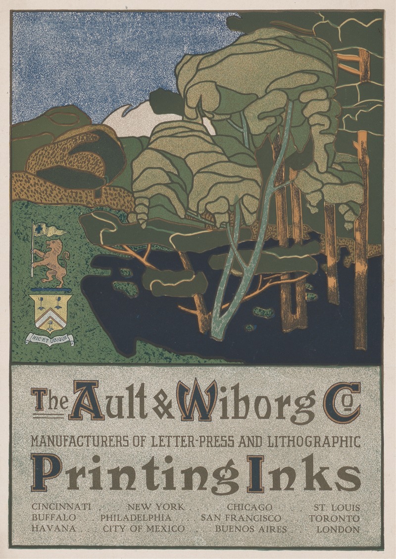 Ault and Wiborg, Ad. 124 by Аноним, 1890-1913 — digital art print download