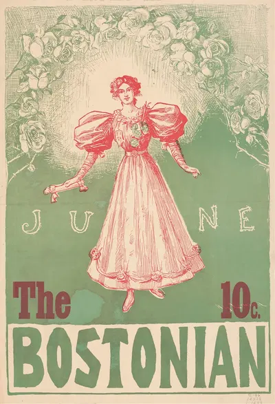 The Bostonian. June. 10 by Arthur Garfield Learned, 1896 — digital art print download