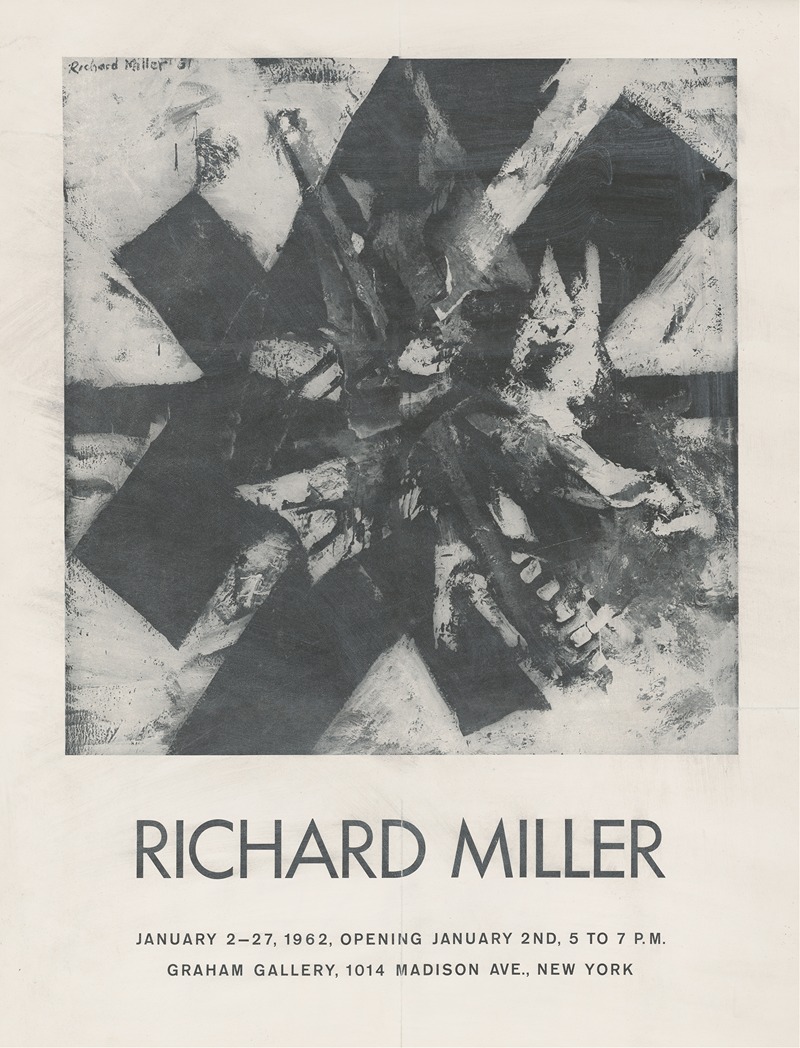 Richard Miller, January 2-27 by Richard Kidwell Miller, 1961 — digital art print download