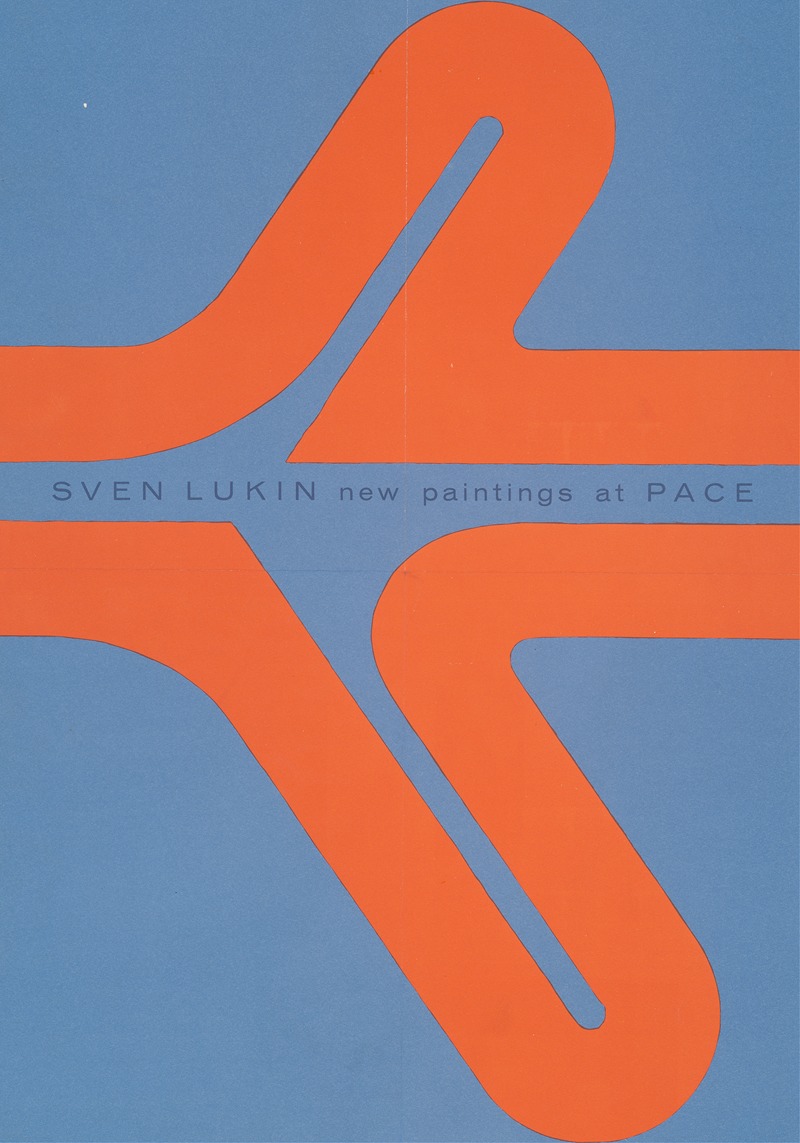 New paintings at Pace by Sven Lukin, 1964 — digital art print download