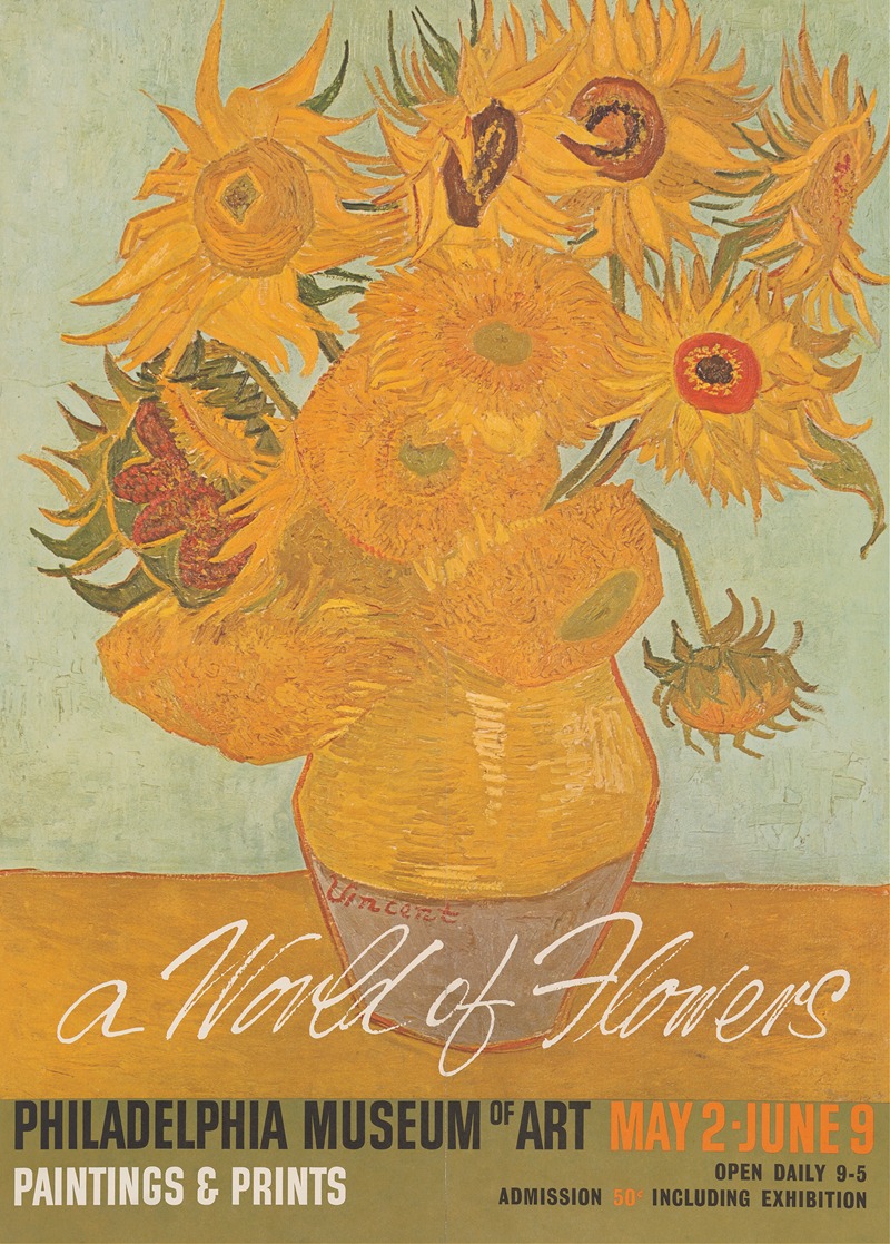 A world of flowers — Anonymous