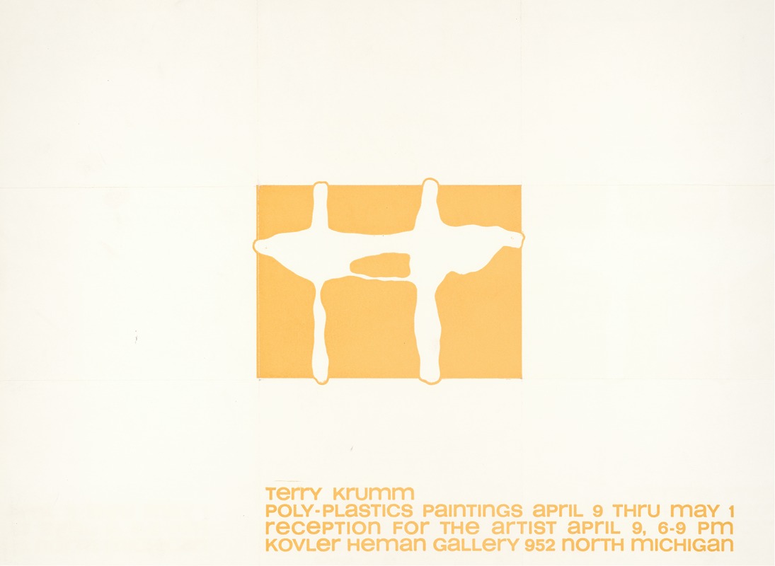Poly-plastic paintings, April 9 thru May 1 by Аноним, 1965 — digital art print download