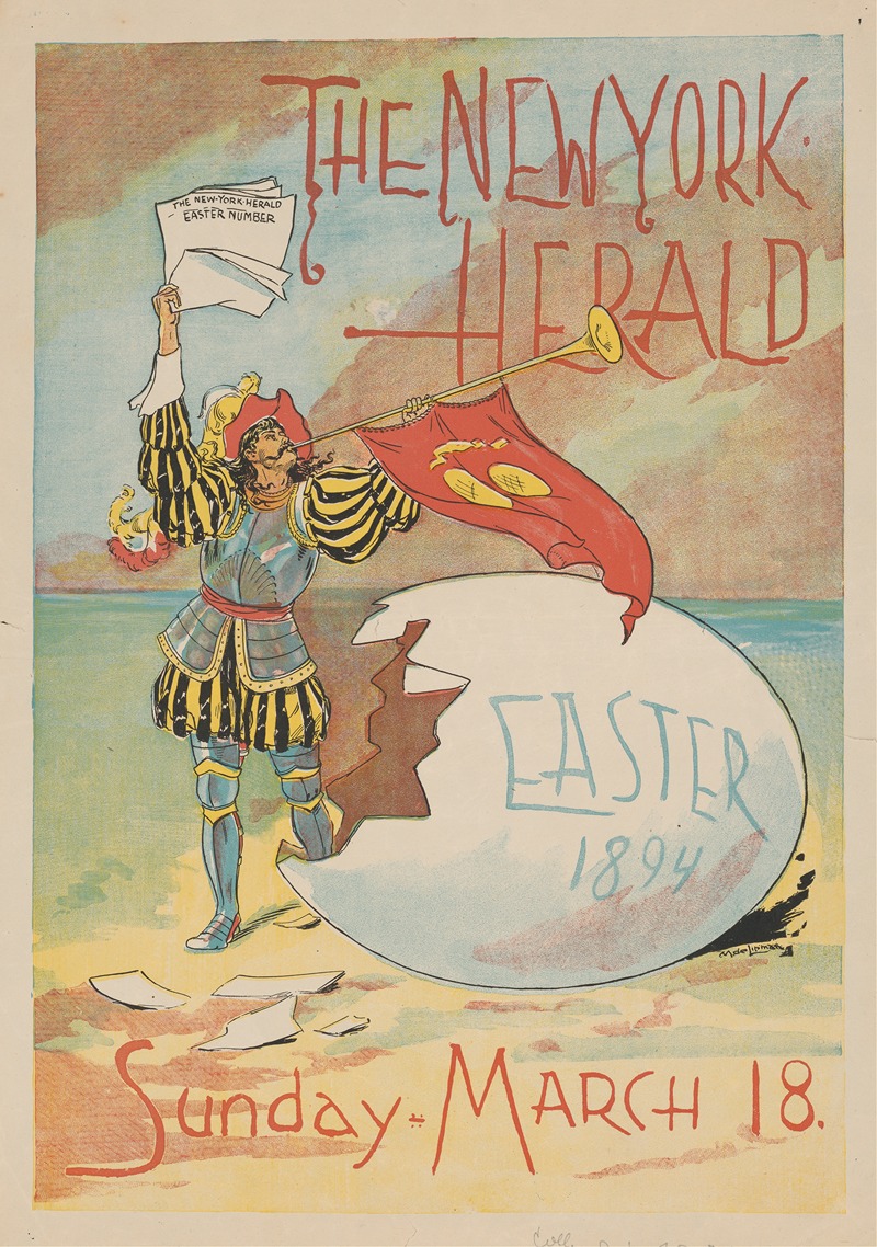 The New York Herald, Easter 1894 by Аноним, 1894 — digital art print download