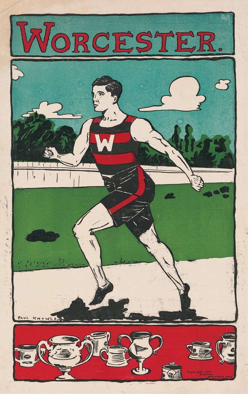 Worchester by Paul Knowles, 1903 — digital art print download