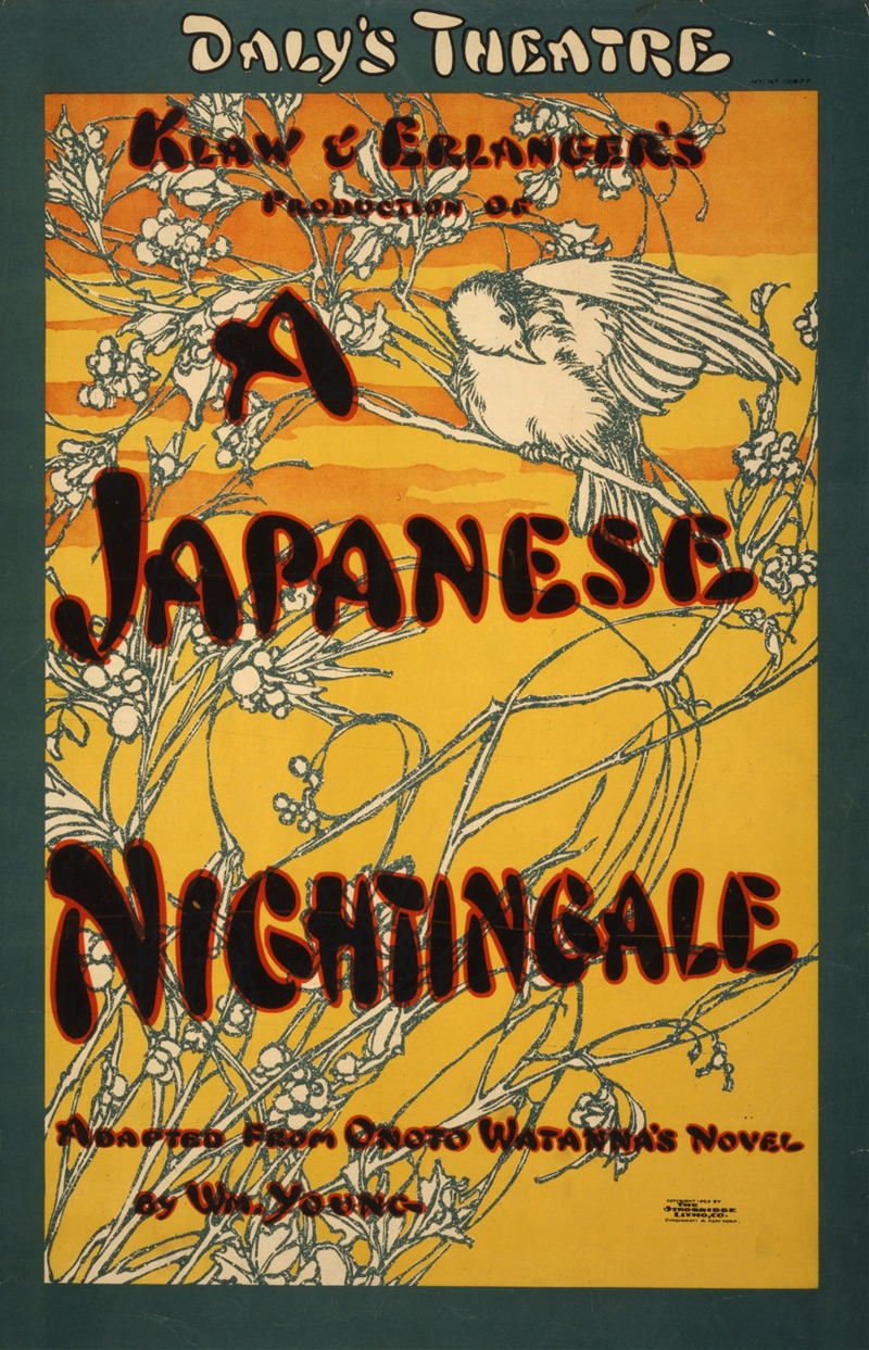 A Japanese nightingale by Стробридж и Ко. Лит., c1903 — digital art print download