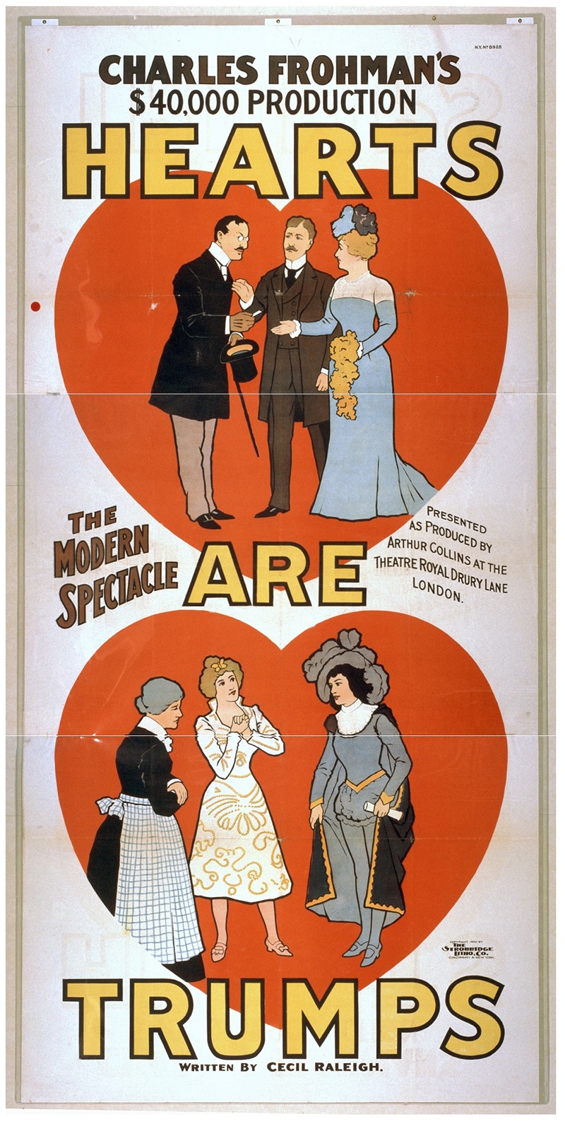 Hearts are trumps by Strobridge & Co. Lith., 1900 — digital art print download