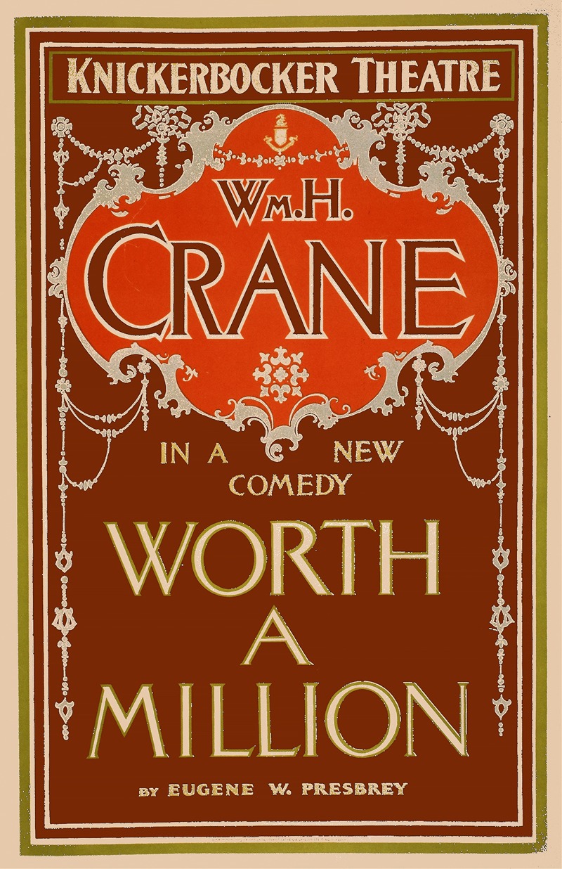Worth a million by Стробридж и Ко. Лит., c1898 — digital art print download
